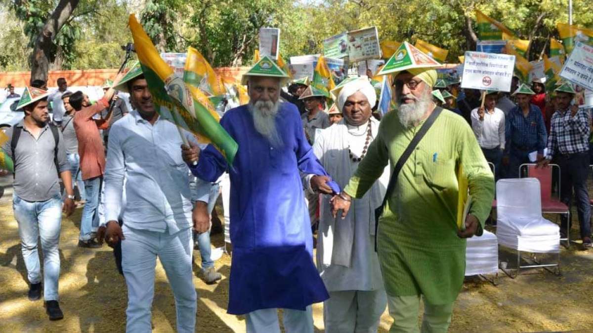 Pyramid Party of India holds a silent rally in Delhi, Pledges 'Go Vegan' Pyramid Party of India holds a silent rally in Delhi, Pledges 'Go Vegan'