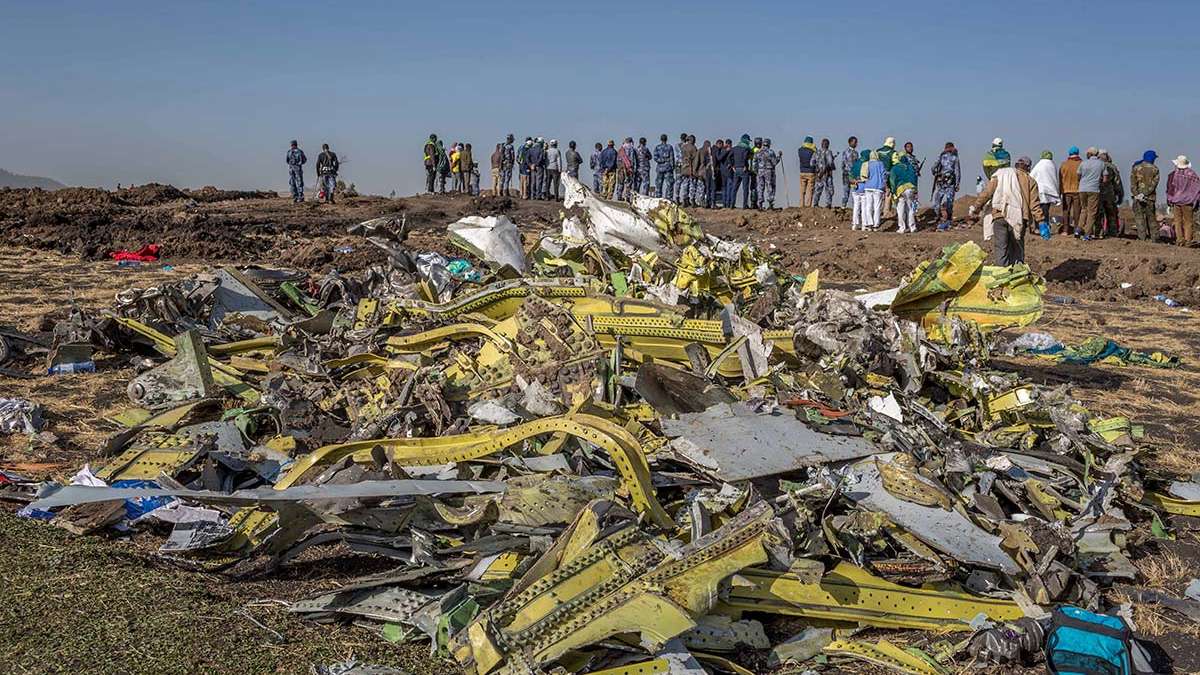 A sensor of the Boeing plane had been damaged at take off A sensor of the Boeing plane had been damaged at take off
