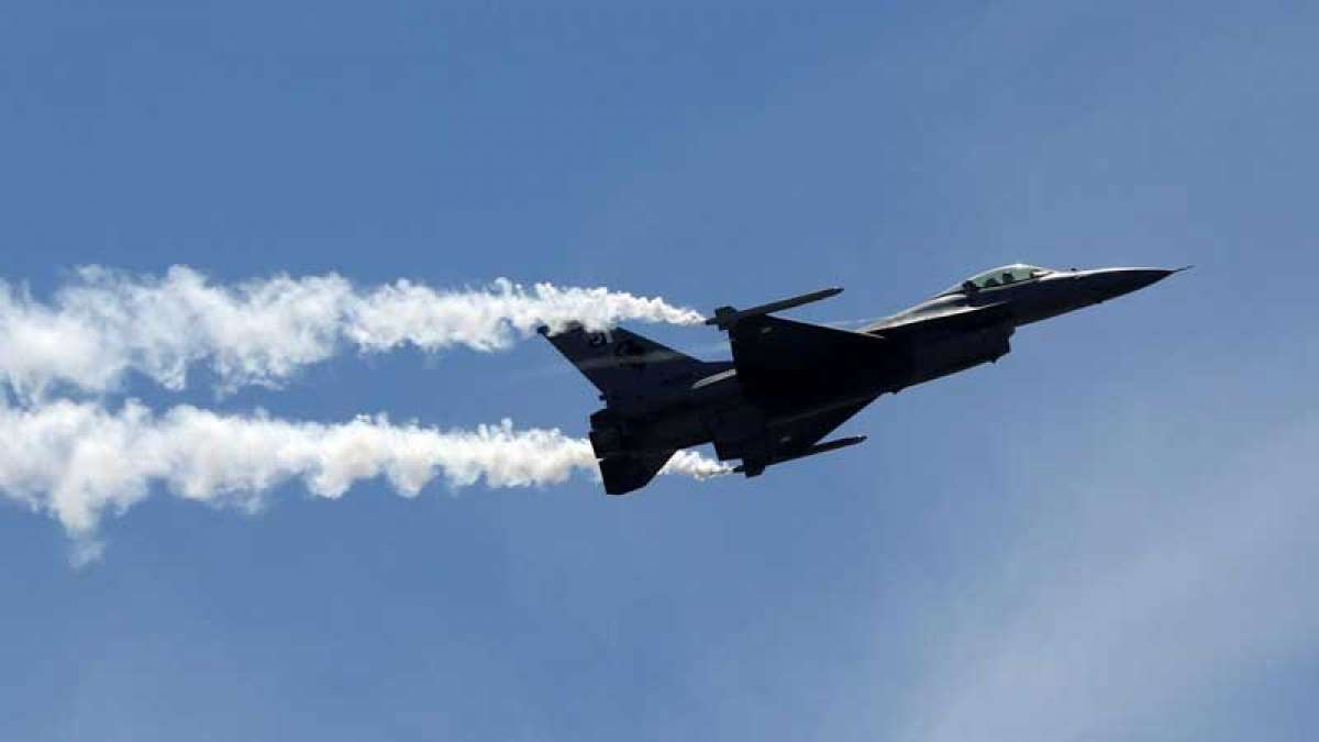 Pakistan's F-16 fighter jets radar images in Indian air space made public Pakistan's F-16 fighter jets radar images in Indian air space made public