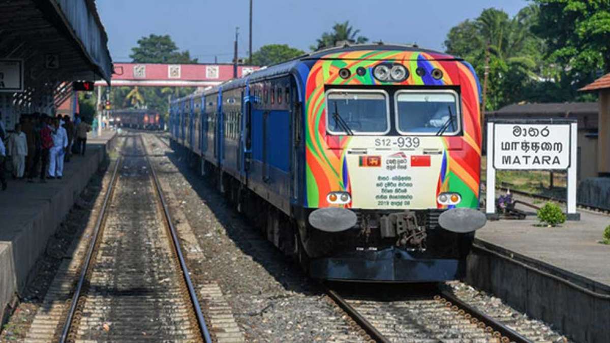 China builds first new rail line in Independent Sri Lanka China builds first new rail line in Independent Sri Lanka