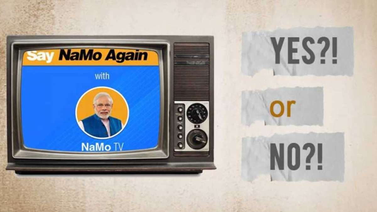 NaMo TV can only broadcast pre-certified content: Election Commission NaMo TV can only broadcast pre-certified content: Election Commission