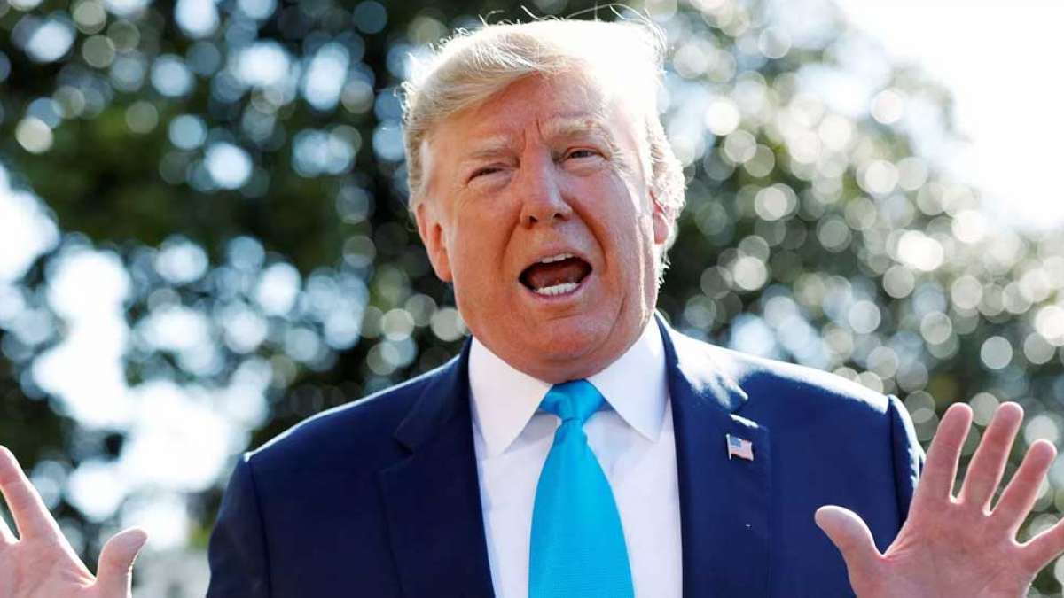 The US President Donald Trump The US President Donald Trump