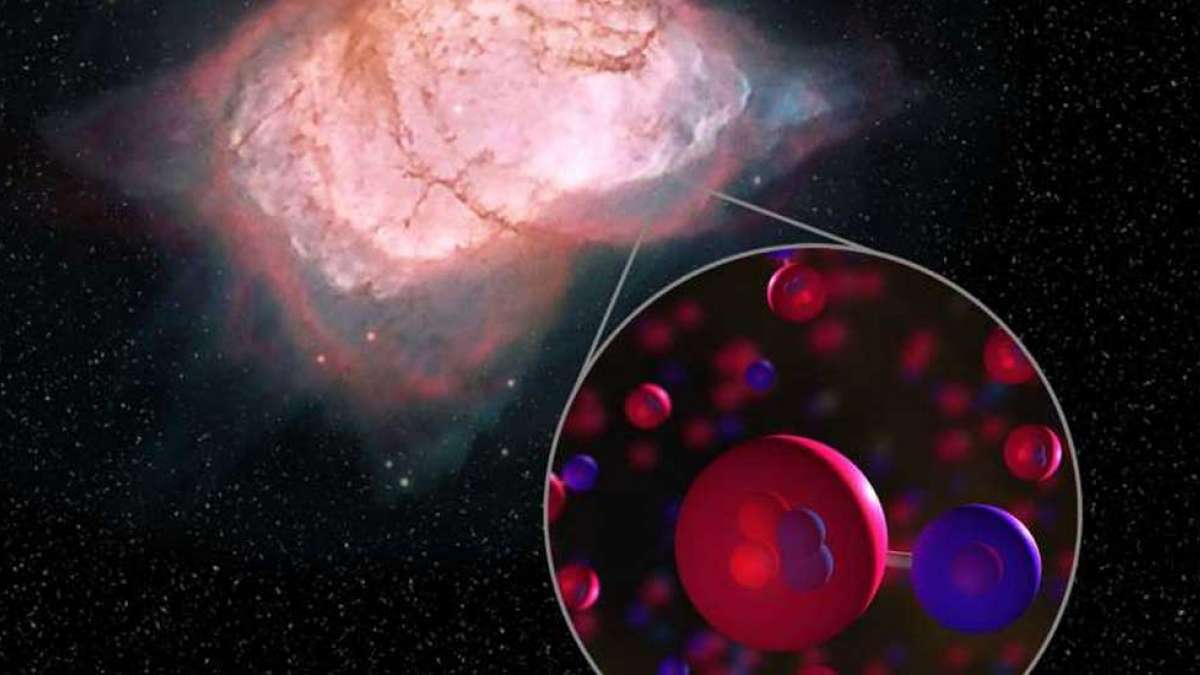 Universe's first molecule detected in the space Universe's first molecule detected in the space