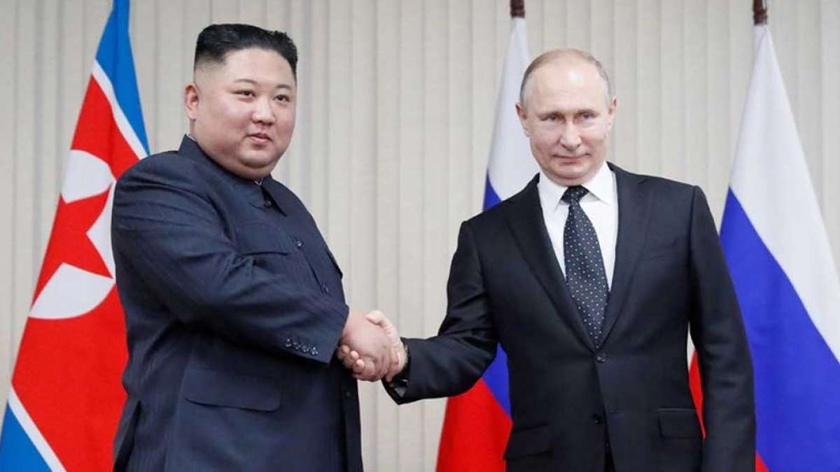 Kim Jong Un, Vladimir Putin seek closer ties at their first talks Kim Jong Un, Vladimir Putin seek closer ties at their first talks