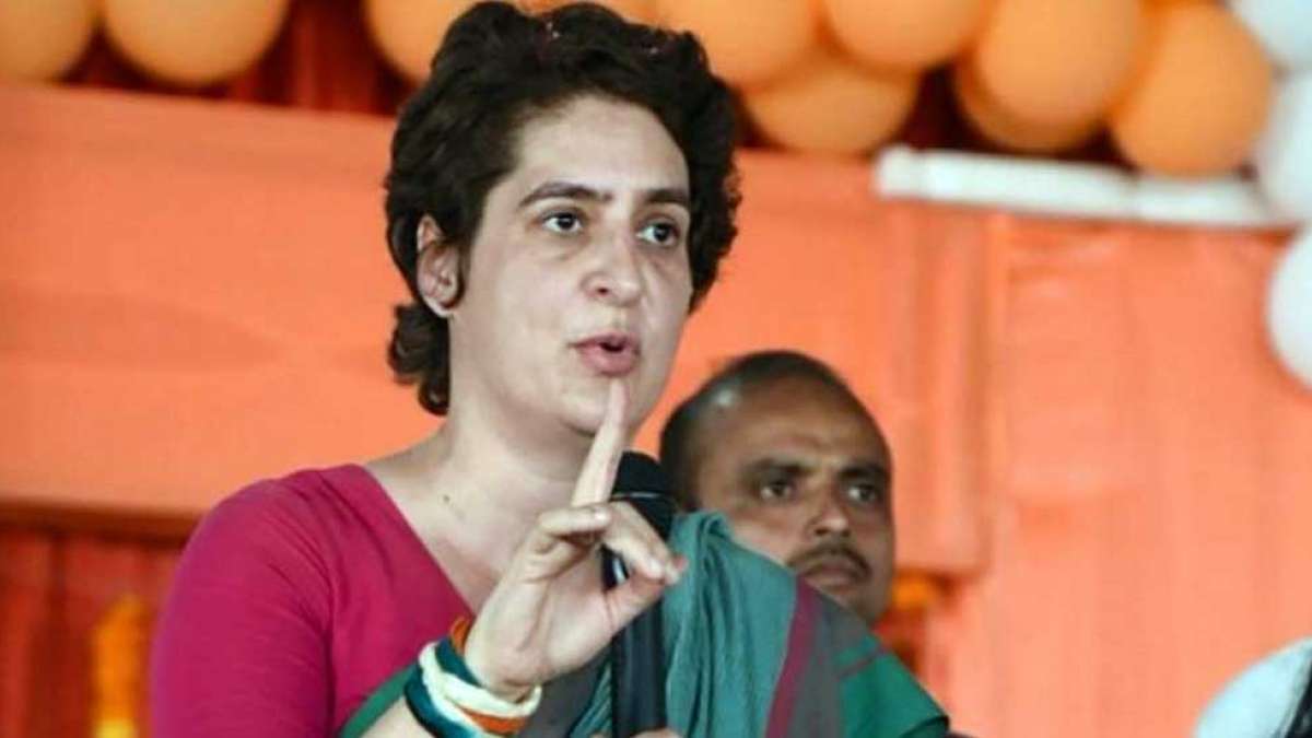 'Scared Priyanka Gandhi will not do politics, sit at home' 'Scared Priyanka Gandhi will not do politics, sit at home'