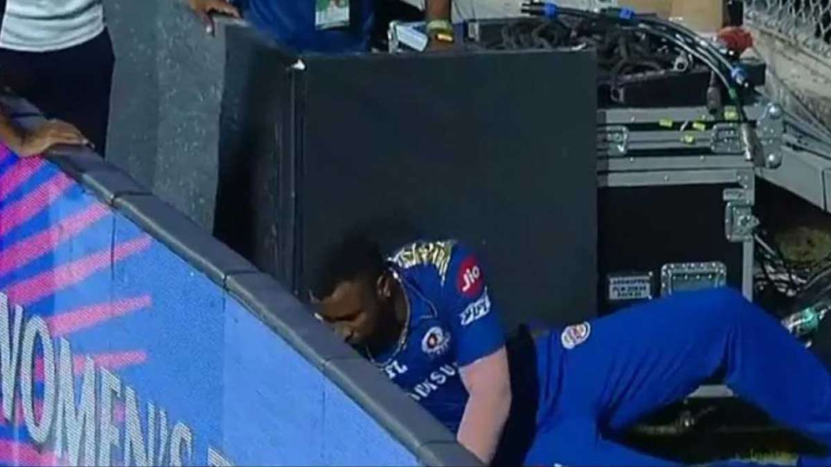 Watch: Kieron Pollard tries football skills in cricket, backfires Watch: Kieron Pollard tries football skills in cricket, backfires