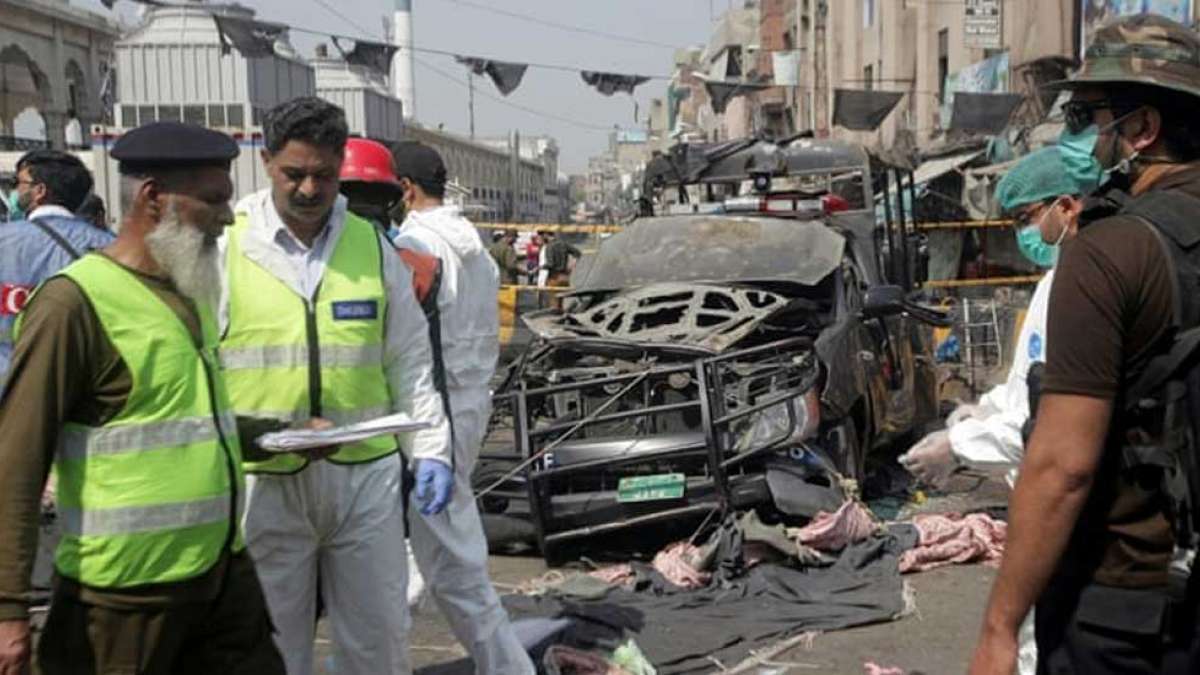 Pakistan Shrine Blast: 5 killed, 24 injured in the attack Pakistan Shrine Blast: 5 killed, 24 injured in the attack