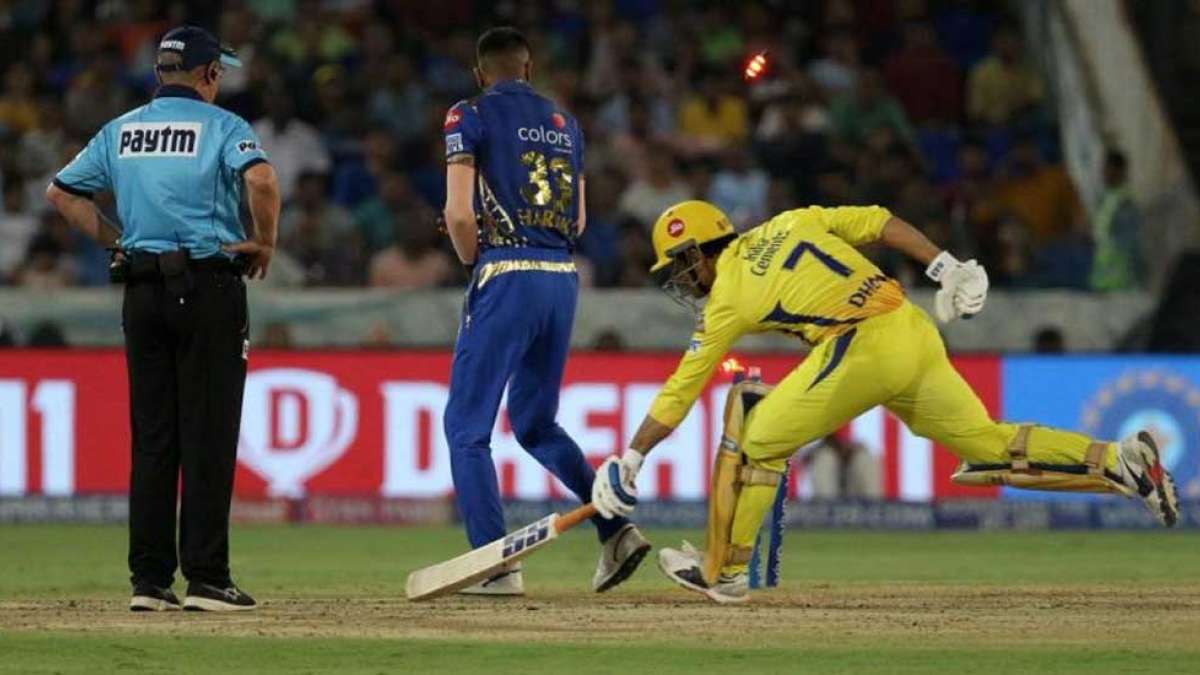 IPL 2019: MS Dhoni's controversial run out - a game changer for Mumbai Indians IPL 2019: MS Dhoni's controversial run out - a game changer for Mumbai Indians
