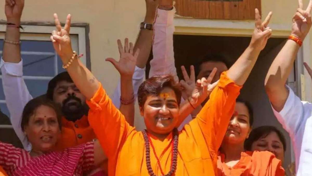 'Victory of Dharma': Sadhvi Pragya over Bhopal seat winning trends 'Victory of Dharma': Sadhvi Pragya over Bhopal seat winning trends