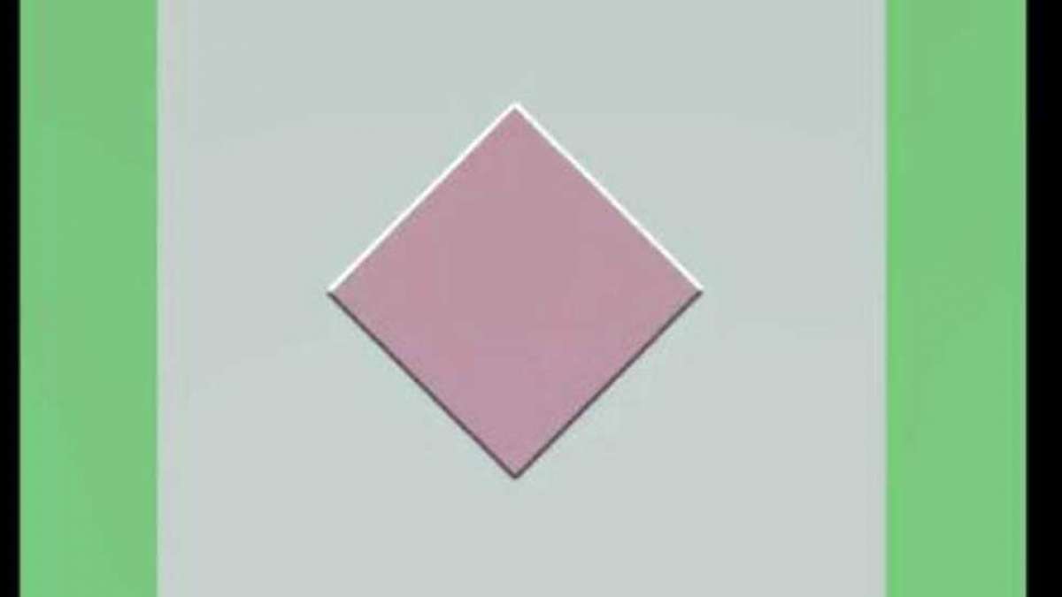 Optical illusion of a moving diamond is a must watch Optical illusion of a moving diamond is a must watch