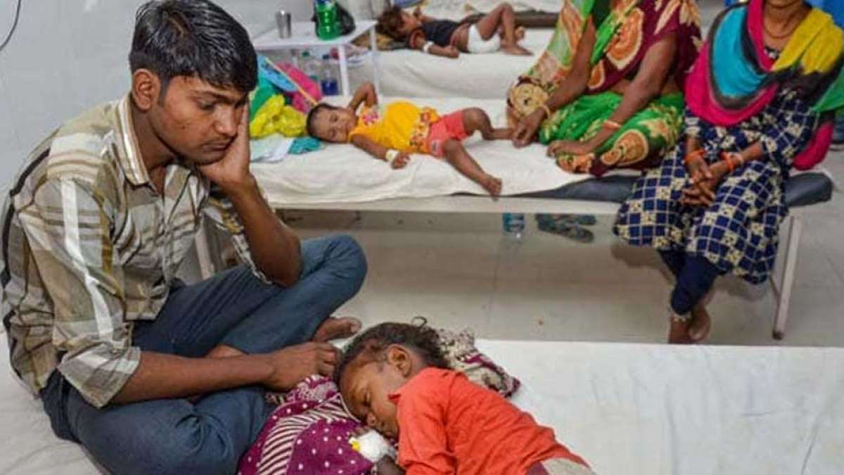 Bihar children death toll mounts to 132 due to Encephalitis Bihar children death toll mounts to 132 due to Encephalitis