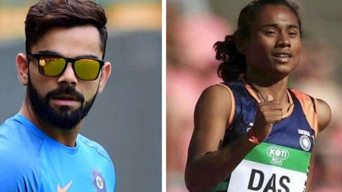 Hats off to your spirit: Virat Kohli showers praise on Hima Das Hats off to your spirit: Virat Kohli showers praise on Hima Das