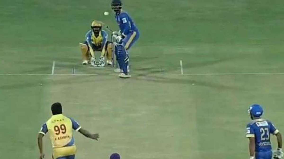 R Ashwin mystery ball during Tamil Nadu Premier League R Ashwin mystery ball during Tamil Nadu Premier League