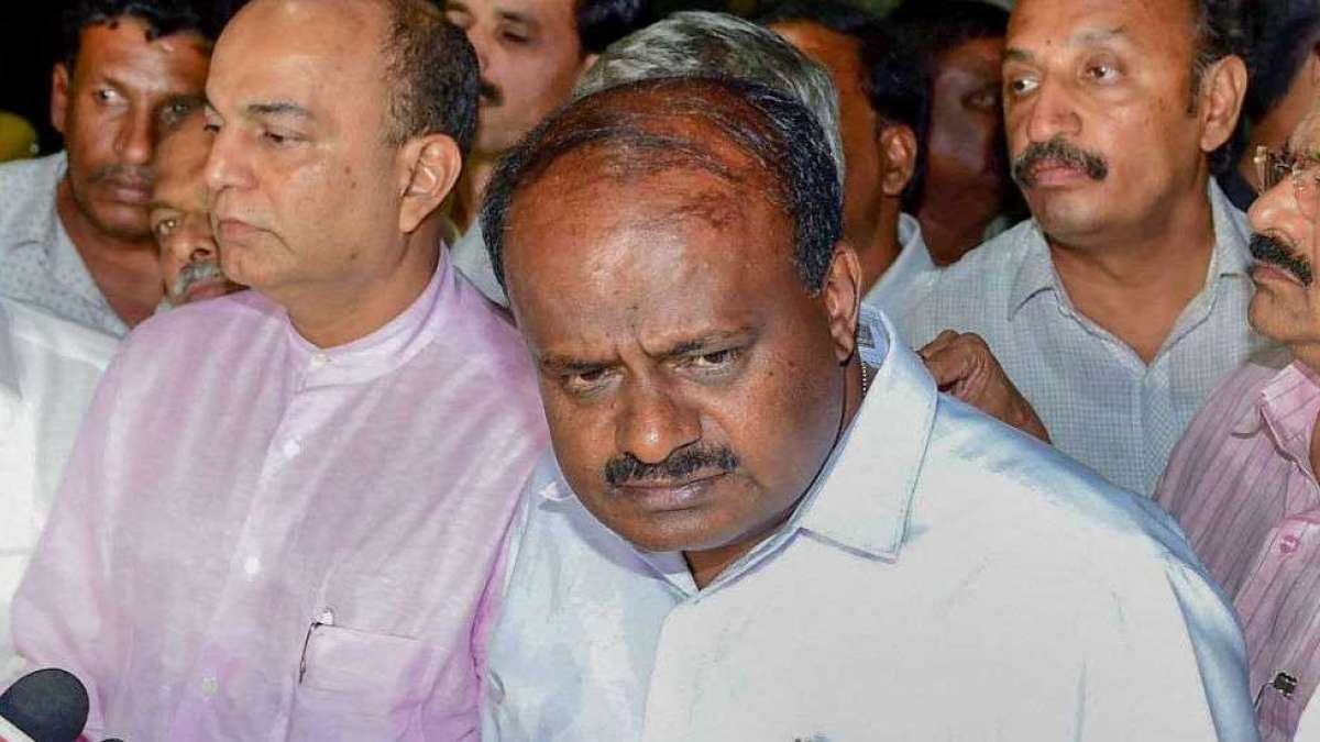 Karnataka Chief Minister HD Kumaraswamy during a press interaction Karnataka Chief Minister HD Kumaraswamy during a press interaction