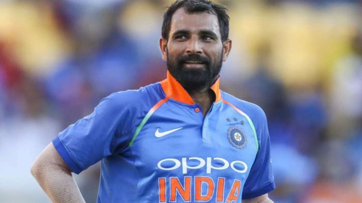 Mohammad Shami during a match Mohammad Shami during a match