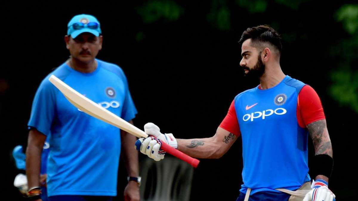 Virat Kohli and Ravi Shastri Virat Kohli and Ravi Shastri