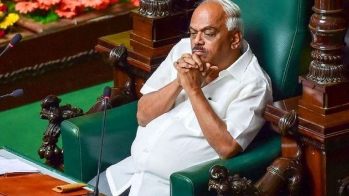 Karnataka speaker KR Ramesh resigns Karnataka speaker KR Ramesh resigns