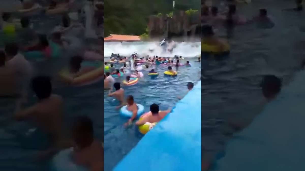 China: Tsunami in Water Park, 44 injured China: Tsunami in Water Park, 44 injured