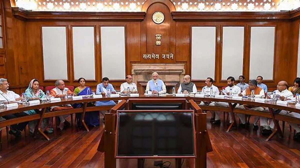 Union Cabinet meets at PM Narendra Modi's residence Union Cabinet meets at PM Narendra Modi's residence