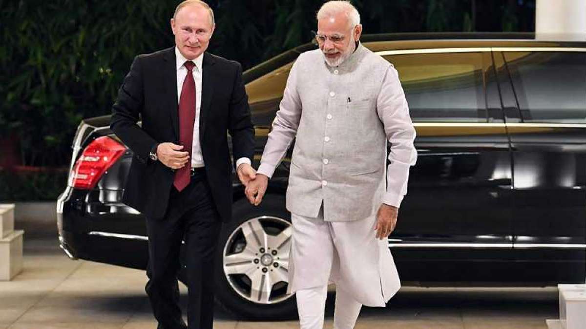 Prime Minister Narendra Modi and Russia President Putin Prime Minister Narendra Modi and Russia President Putin