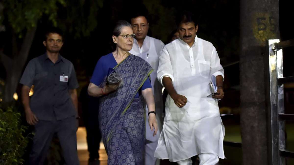 CWC picks Sonia Gandhi as interim chief of Congress CWC picks Sonia Gandhi as interim chief of Congress