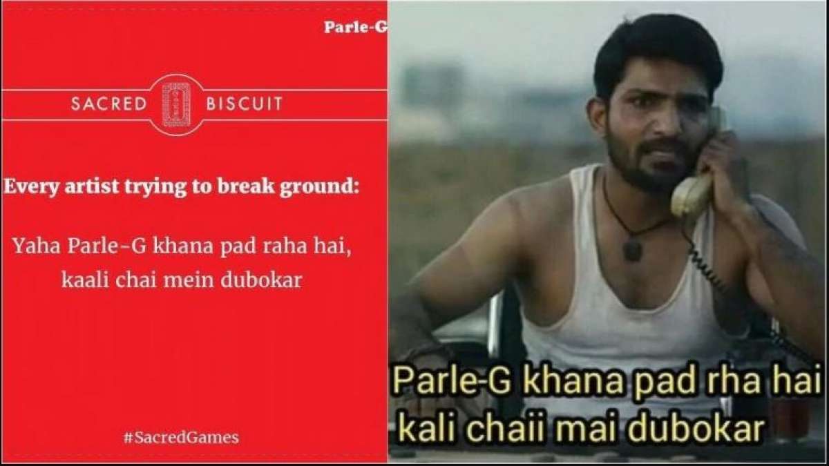 Parle G shares memes on Sacred Games Season 2, Netflix responds Parle G shares memes on Sacred Games Season 2, Netflix responds