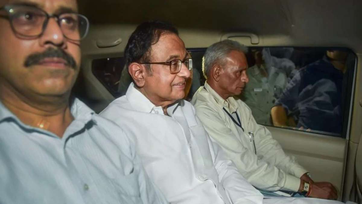 P Chidambaram arrested amid high drama at home P Chidambaram arrested amid high drama at home
