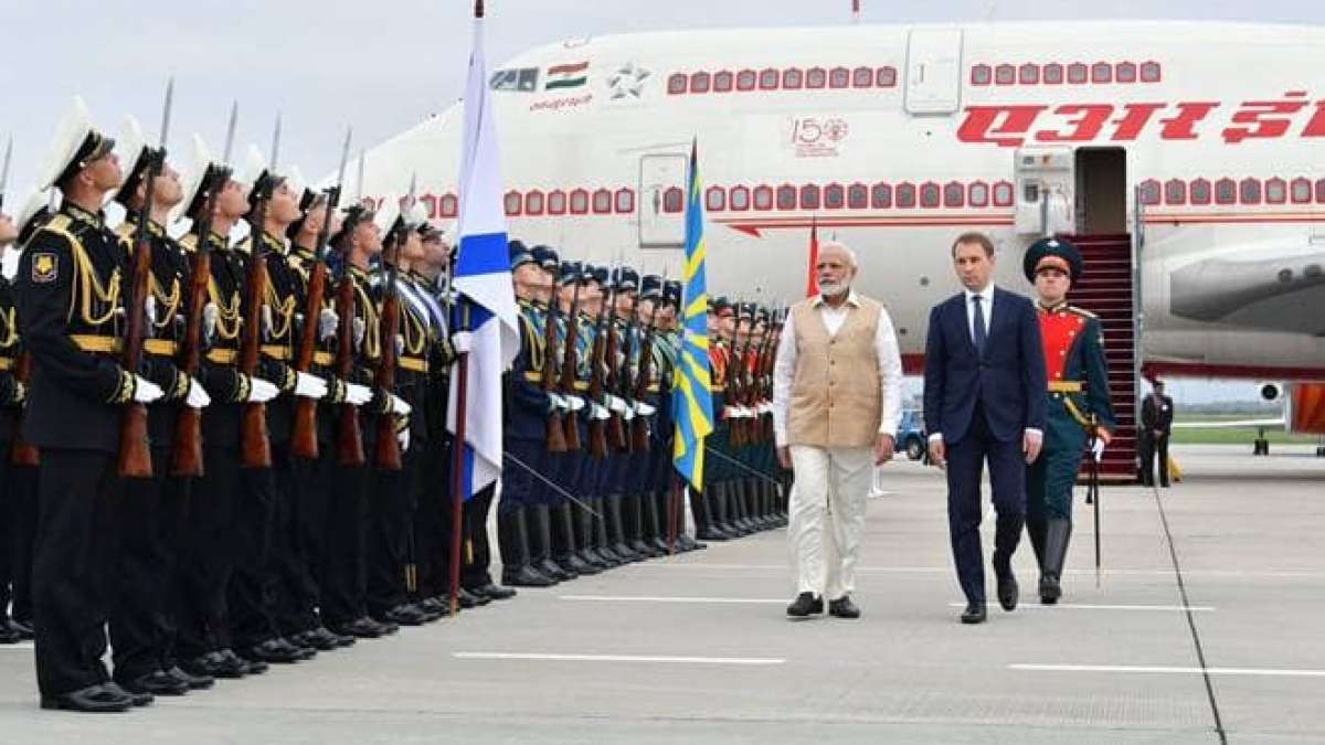 PM Narendra Modi arrives in Russia on two-day visit PM Narendra Modi arrives in Russia on two-day visit