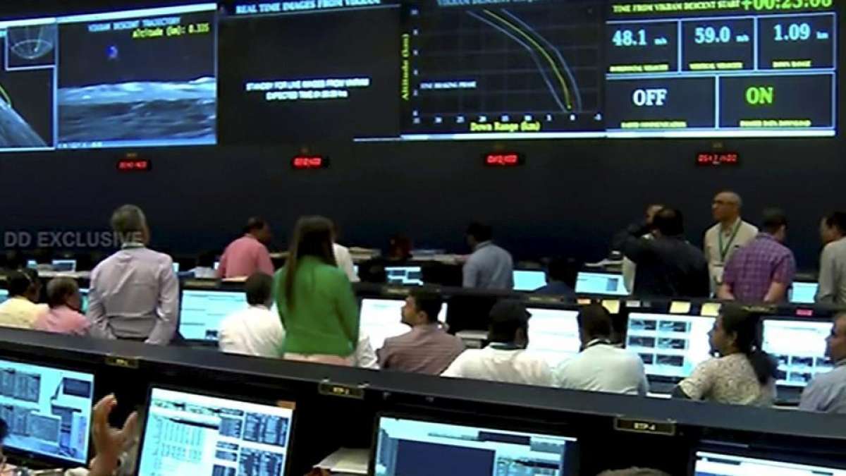 Chandrayaan 2: Just 2.1 kms away, Vikram lander communication goes off, data analysis on Chandrayaan 2: Just 2.1 kms away, Vikram lander communication goes off, data analysis on