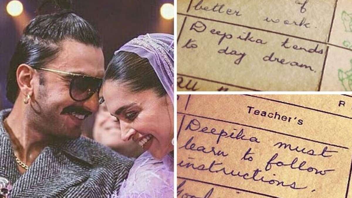 Nostalgic Deepika Padukone shares teacher's remarks on her report card Nostalgic Deepika Padukone shares teacher's remarks on her report card
