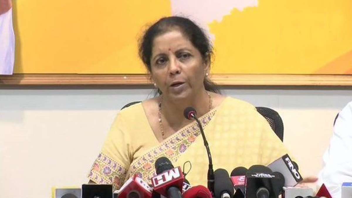 Finance Minister Nirmala Sitharaman (Pic: ANI) Finance Minister Nirmala Sitharaman (Pic: ANI)