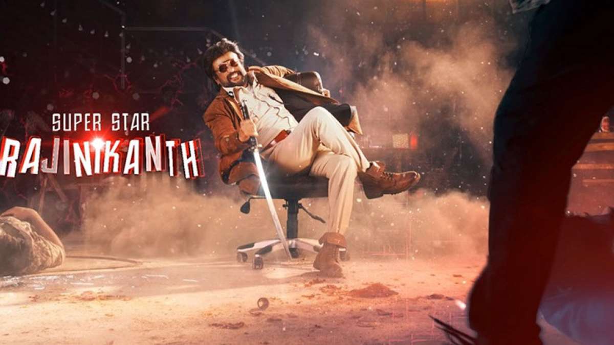 Rajinikanth's cop avatar in Darbar motion poster a treat for fans Rajinikanth's cop avatar in Darbar motion poster a treat for fans